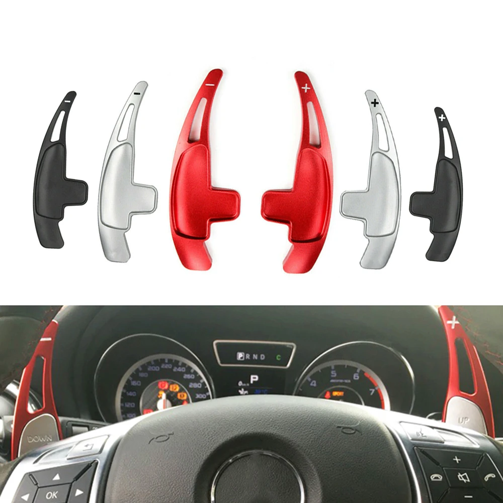 

Set/2pcs 3Color Steering Wheel Shift Paddle Extension For Benz AMG A C E CLA CLS Class