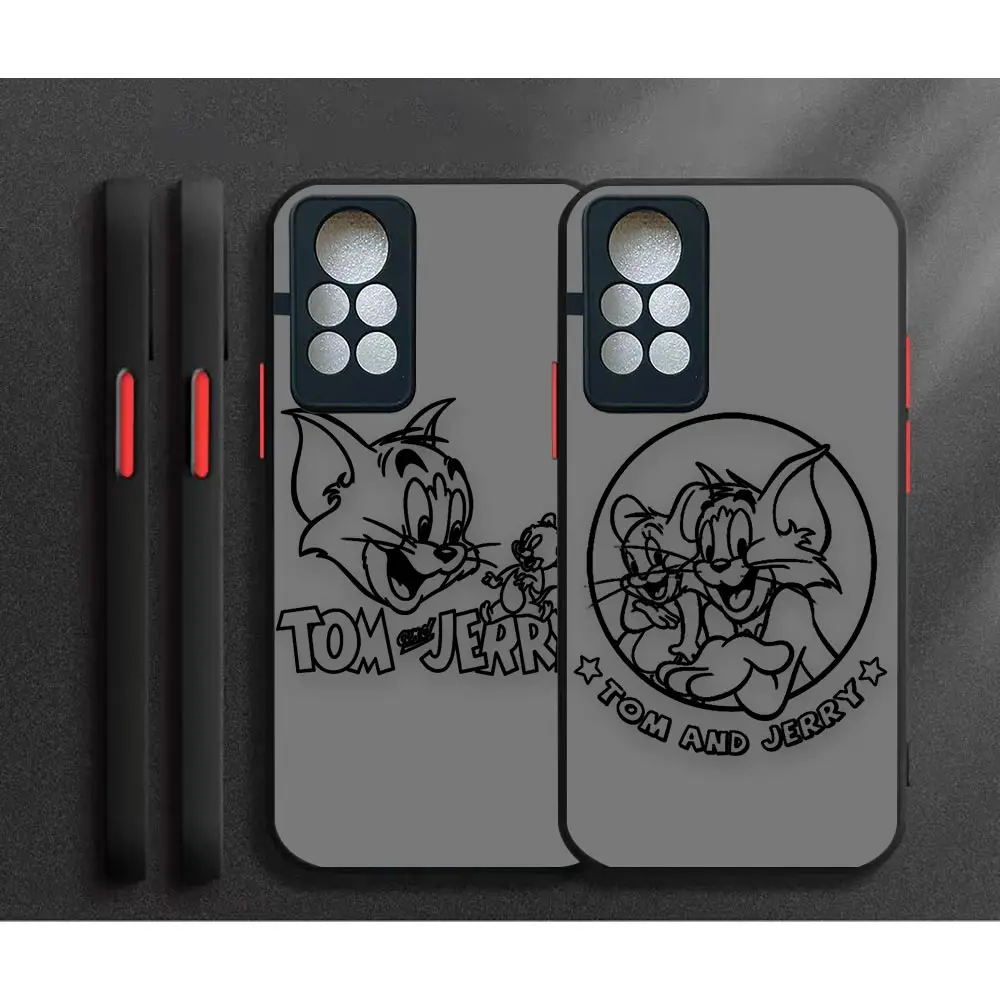 

Anime Tom And Jerry Shockproof Case Funda Coque For TECNO HOT 11S 11 NFC 10 10I 10S 9 8 12 PLAY 12I NOTE 10 11 8 8I 7 PRO Case
