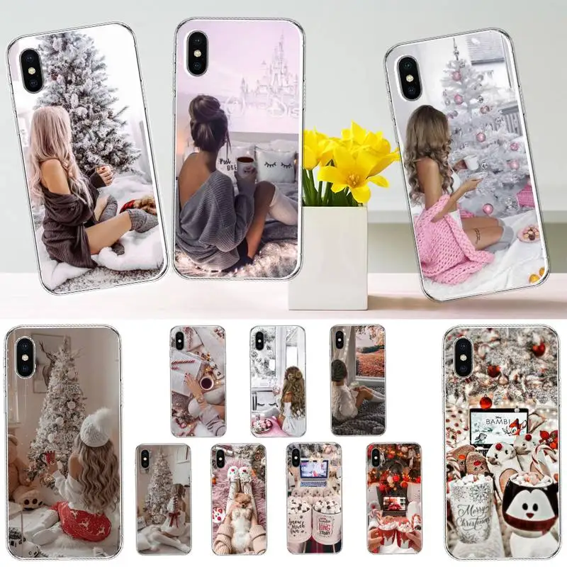 Winter coffee christmas girl new year Phone Case Transparent soft For iphone 11 13 12 14 x xs xr pro max mini plus
Winter coffee christmas girl new year Phone Case Transparent soft For iphone 11 13 12 14 x xs xr pro max mini plus