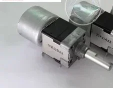 Потенциометр двойного двигателя DELTA M1610G 20KAX2 10KBX2 100KBX2 ручка 25MMF-1