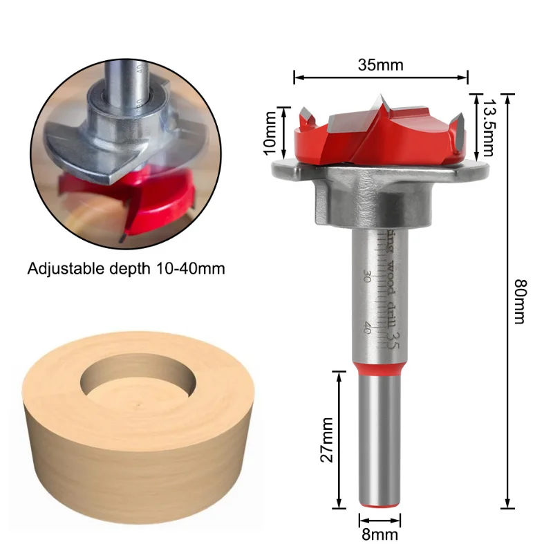 Drilling Template for Pot Hinges 35mm Hinge Hole Jig Drill Guide Set Drilling Gauge HingesDIY Woodworking Door Hole Opener
Drilling Template for Pot Hinges 35mm Hinge Hole Jig Drill Guide Set Drilling Gauge HingesDIY Woodworking Door Hole Opener