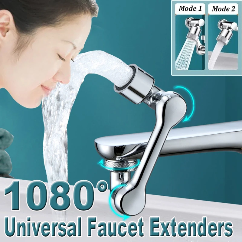 Universal 1080° Rotatable Faucet Aerator Extender Plastic Splash Filter Faucets Bubbler Nozzle Robotic Arm for Kitchen Bathroom
Universal 1080° Rotatable Faucet Aerator Extender Plastic Splash Filter Faucets Bubbler Nozzle Robotic Arm for Kitchen Bathroom