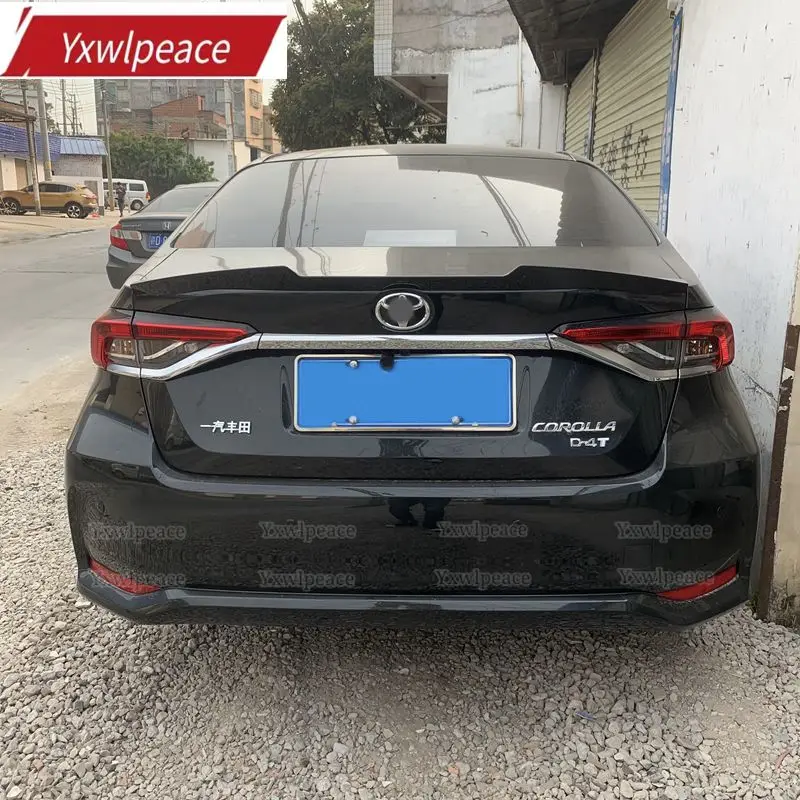 For Toyota Corolla 2019 2020 2021 Car Tail Wing Trim ABS Material Unpainted Color Rear Trunk Lip Spoiler
For Toyota Corolla 2019 2020 2021 Car Tail Wing Trim ABS Material Unpainted Color Rear Trunk Lip Spoiler