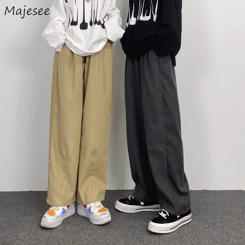 Wide Leg Pants Men Casual Popular Korean Style Spring New All-match Students Drawstring Design Solid Simple Empire Loose Vintage
Wide Leg Pants Men Casual Popular Korean Style Spring New All-match Students Drawstring Design Solid Simple Empire Loose Vintage