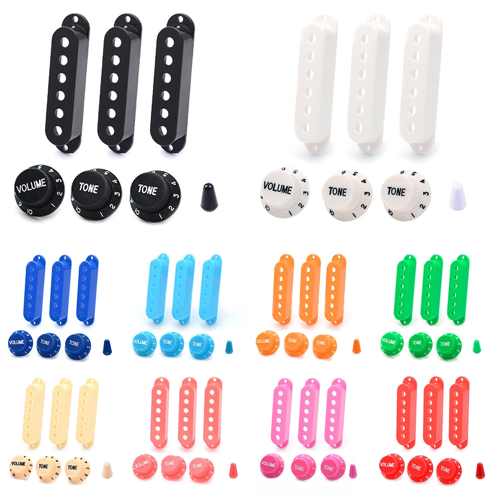 48/50/52MM ST Electric Guitar Single Coil Pickup Covers 1 Volume 2 Tone Knob With Switch Tip Guitar Accessories
48/50/52MM ST Electric Guitar Single Coil Pickup Covers 1 Volume 2 Tone Knob With Switch Tip Guitar Accessories