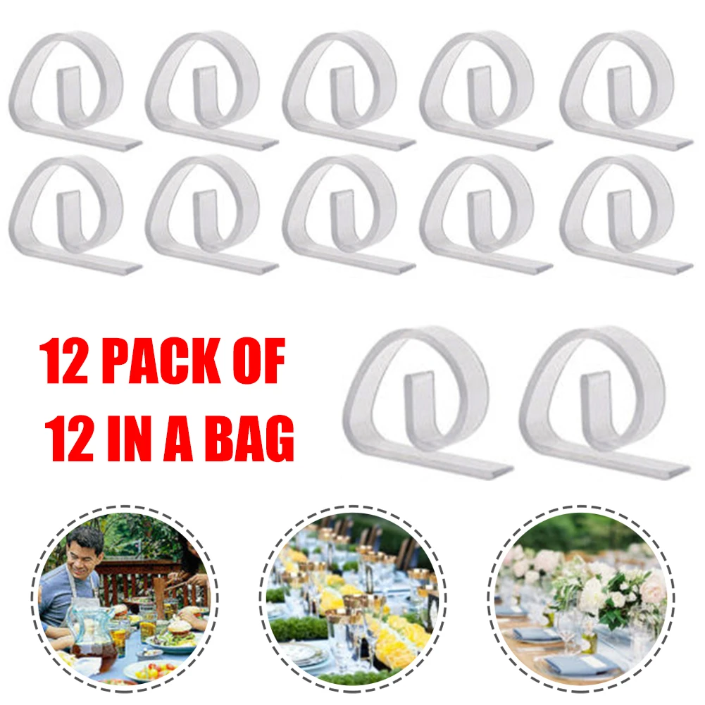 Indoor And Outdoor Table Clips 1.2cm 12 Pcs / Set 3.5cm Maximum Opening Clamp 3.5cm Width 4.6cm Length
Indoor And Outdoor Table Clips 1.2cm 12 Pcs / Set 3.5cm Maximum Opening Clamp 3.5cm Width 4.6cm Length