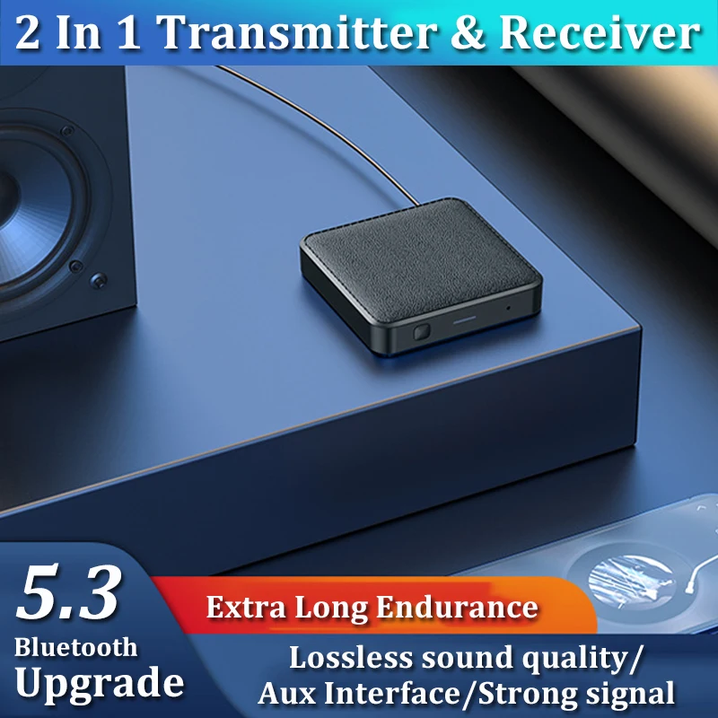 2 IN 1 Bluetooth 5.3 Audio Transmitter Receiver 3.5mm AUX U-Disk HiFi Stereo Music Wireless Audio Adapter For PC TV Car Speaker
2 IN 1 Bluetooth 5.3 Audio Transmitter Receiver 3.5mm AUX U-Disk HiFi Stereo Music Wireless Audio Adapter For PC TV Car Speaker