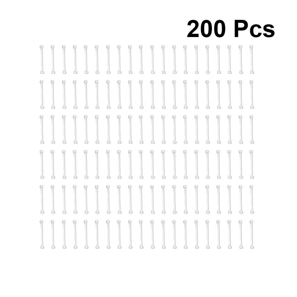 200Pcs DIY Earring Accessories DIY Material Earring Connecting Stick Decorative Jewelry Accessories (Silver 15mm)
200Pcs DIY Earring Accessories DIY Material Earring Connecting Stick Decorative Jewelry Accessories (Silver 15mm)
