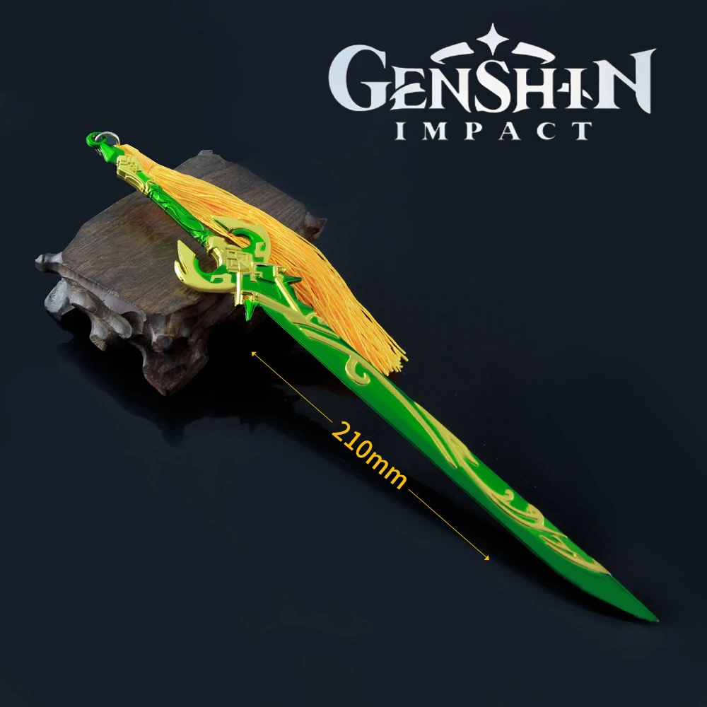 Универсальный нефритовый резак Genshin Impact 22 см, модель оружия, брелок, ковбойский меч, катана, катана, Детские праздничные игрушки, детские под...
Универсальный нефритовый резак Genshin Impact 22 см, модель оружия, брелок, ковбойский меч, катана, катана, Детские праздничные игрушки, детские под...
