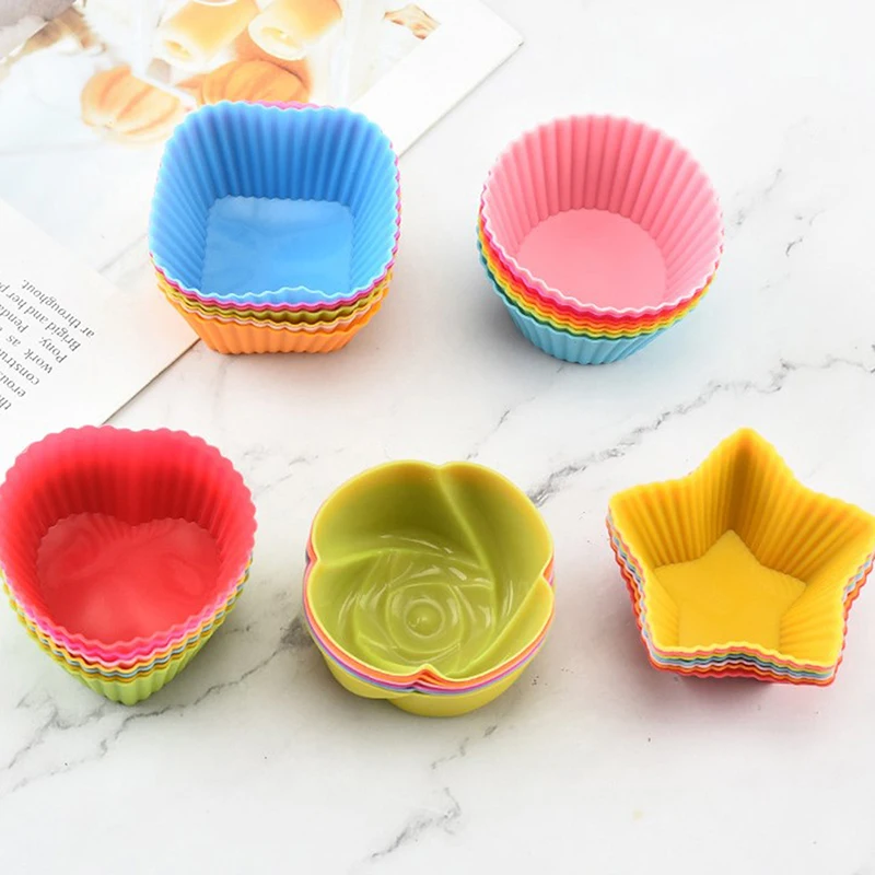 7pcs/lot Silicone Cake Cup Round Shaped Muffin Cupcake Baking Molds Home Kitchen Cooking Supplies Cake Decorating Tools
7pcs/lot Silicone Cake Cup Round Shaped Muffin Cupcake Baking Molds Home Kitchen Cooking Supplies Cake Decorating Tools