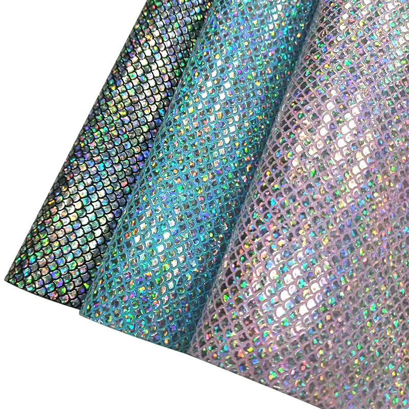 Holographic Embossed Shiny PU Soft Thin Faux Leather Fabric Roll for Making Shoe Bag Decoration Craft Keychain Cases
Holographic Embossed Shiny PU Soft Thin Faux Leather Fabric Roll for Making Shoe Bag Decoration Craft Keychain Cases