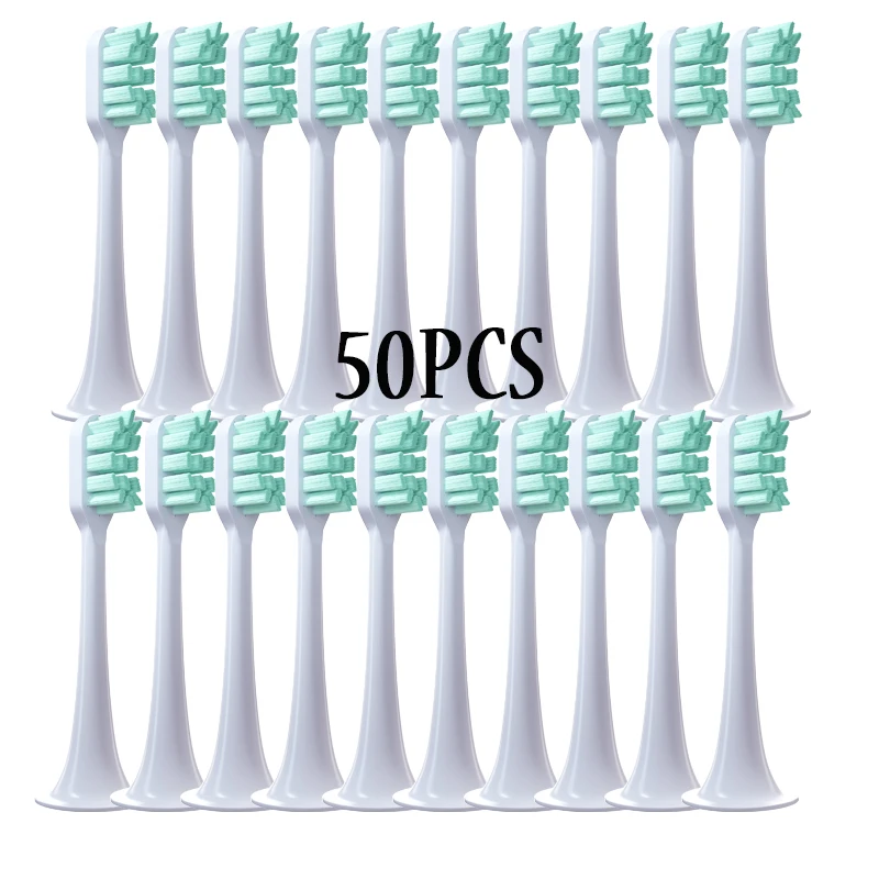 Wholesale 20-50pcs/Set Replacement Brush Heads For Xiaomi Mijia T300/T500 Nozzle Oral Care Soft Vacuum Brush Cabezal de cepillo
Wholesale 20-50pcs/Set Replacement Brush Heads For Xiaomi Mijia T300/T500 Nozzle Oral Care Soft Vacuum Brush Cabezal de cepillo