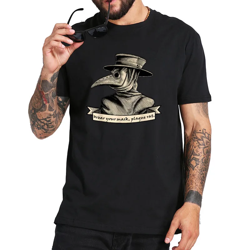 Plague Doctor T Shirt Wear Your Mask Plague Rat Tshirt Anime SCP Fundation 100% Cotton Tee Tops
Plague Doctor T Shirt Wear Your Mask Plague Rat Tshirt Anime SCP Fundation 100% Cotton Tee Tops