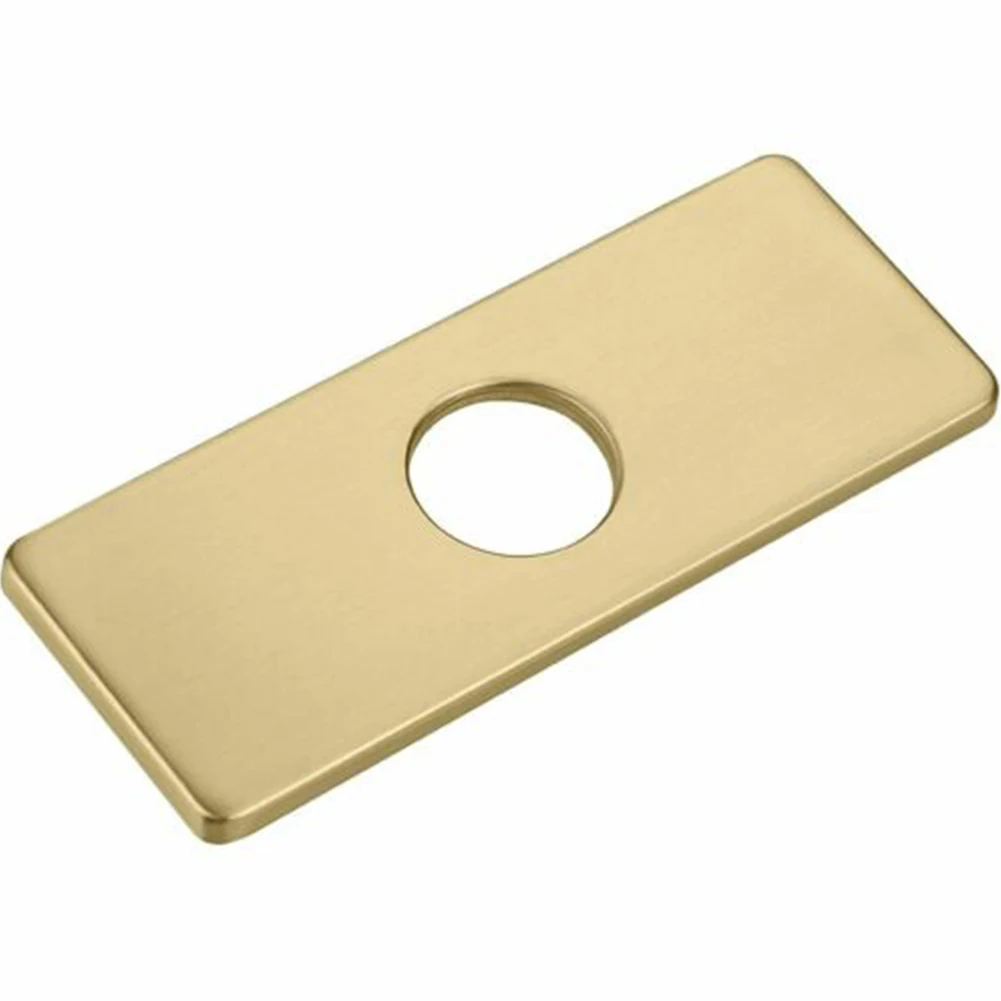 Faucet Cover Plate Practical and Elegant Stainless Steel Tap Cover Plate Suitable for Most Single Hole Faucets
Faucet Cover Plate Practical and Elegant Stainless Steel Tap Cover Plate Suitable for Most Single Hole Faucets