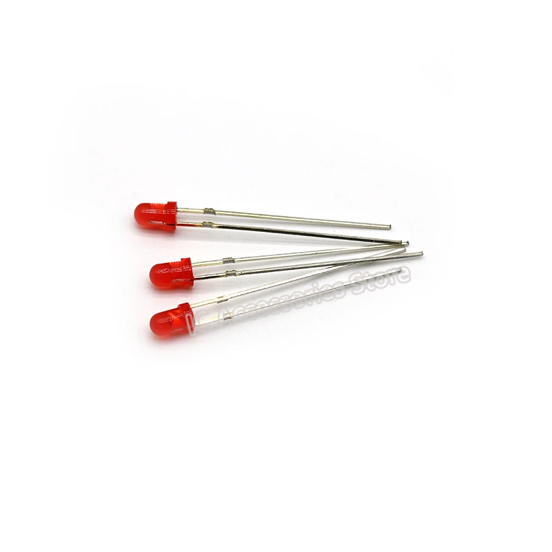 150pcs LED Red light long pin 3mm round head fog red led light-emitting diode lamp beads super lightbright indicator
150pcs LED Red light long pin 3mm round head fog red led light-emitting diode lamp beads super lightbright indicator