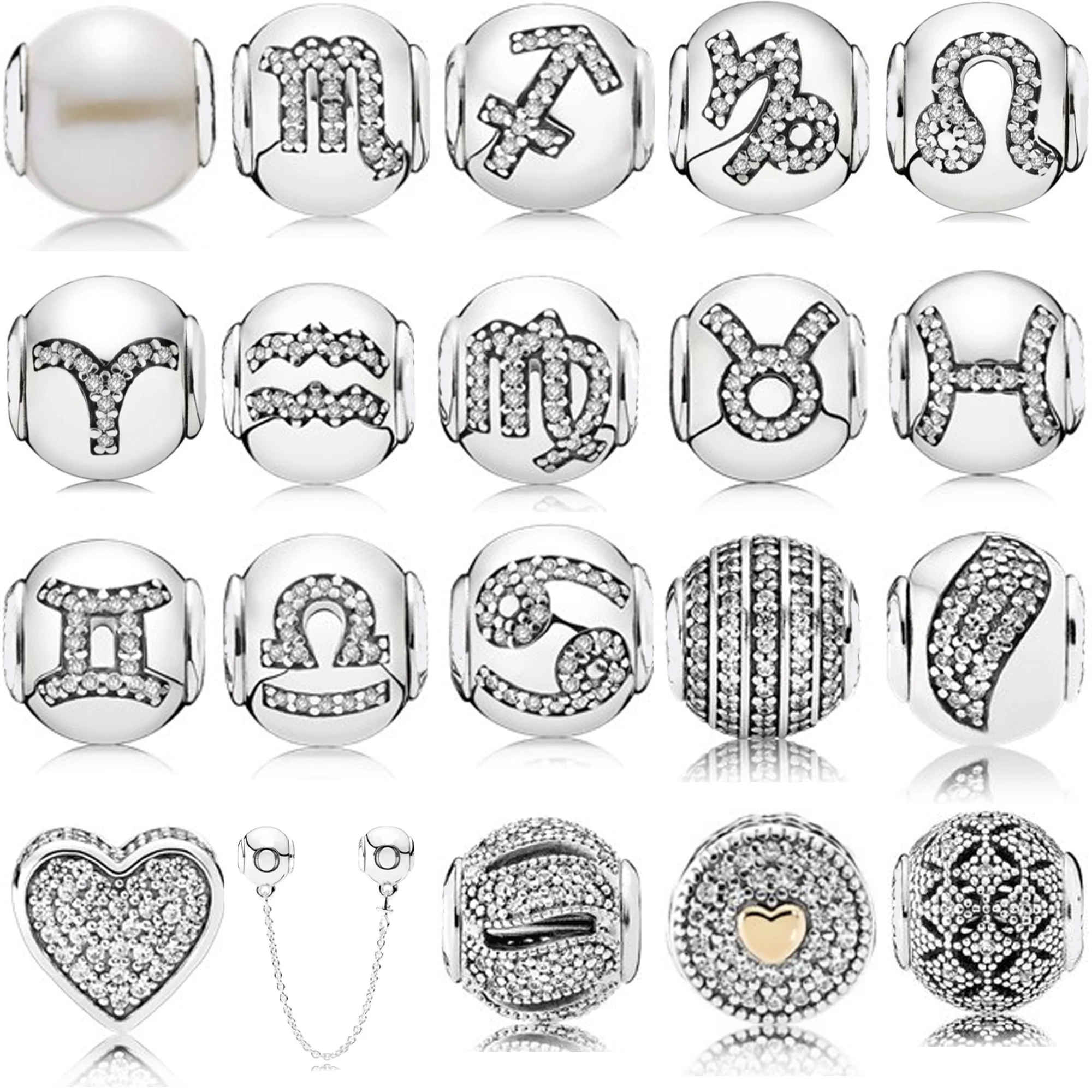 Pam Hot Sale Suitable for Twelve Constellation Love Real 100% 925 Sterling Silver Small Beaded Women's Colorful DIY Jewelry
Pam Hot Sale Suitable for Twelve Constellation Love Real 100% 925 Sterling Silver Small Beaded Women's Colorful DIY Jewelry