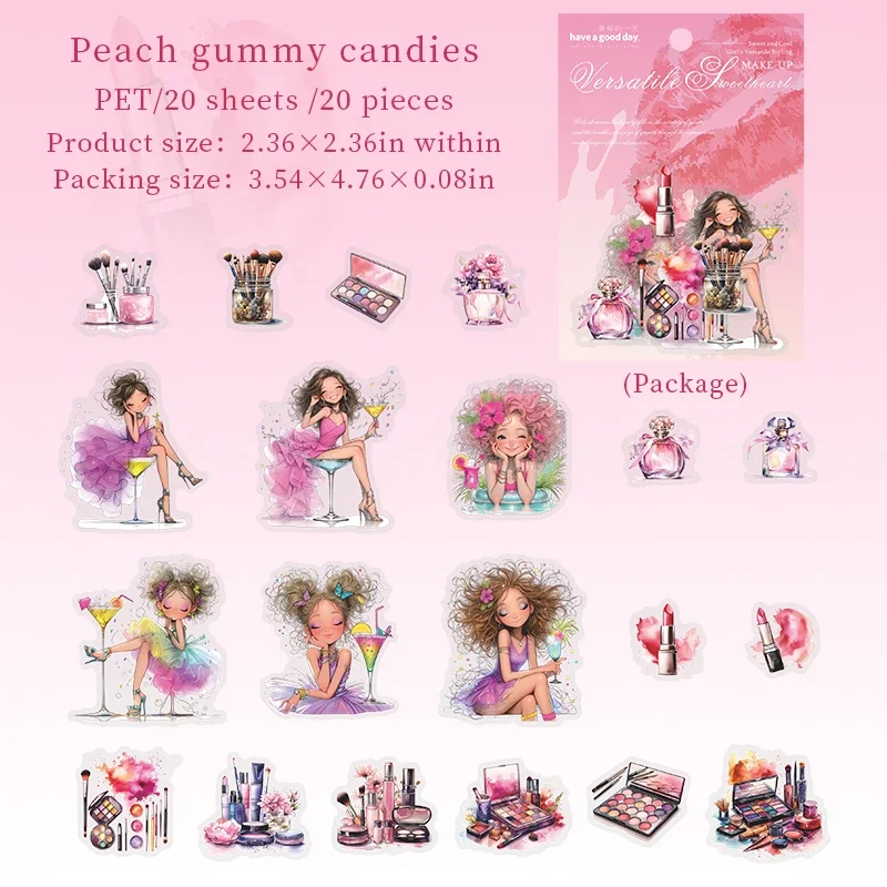 Набор стикеров JIANWU Универсальная серия
Набор стикеров JIANWU Универсальная серия