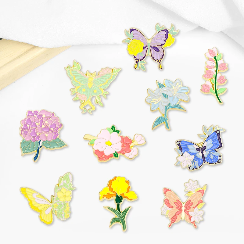 Creative Trendy Cartoon Butterflies Flowers Oil Drop Lapel Brooch Badge Pin Denim Bag Gift Men Women Fashion Jewelry Accessories
Creative Trendy Cartoon Butterflies Flowers Oil Drop Lapel Brooch Badge Pin Denim Bag Gift Men Women Fashion Jewelry Accessories