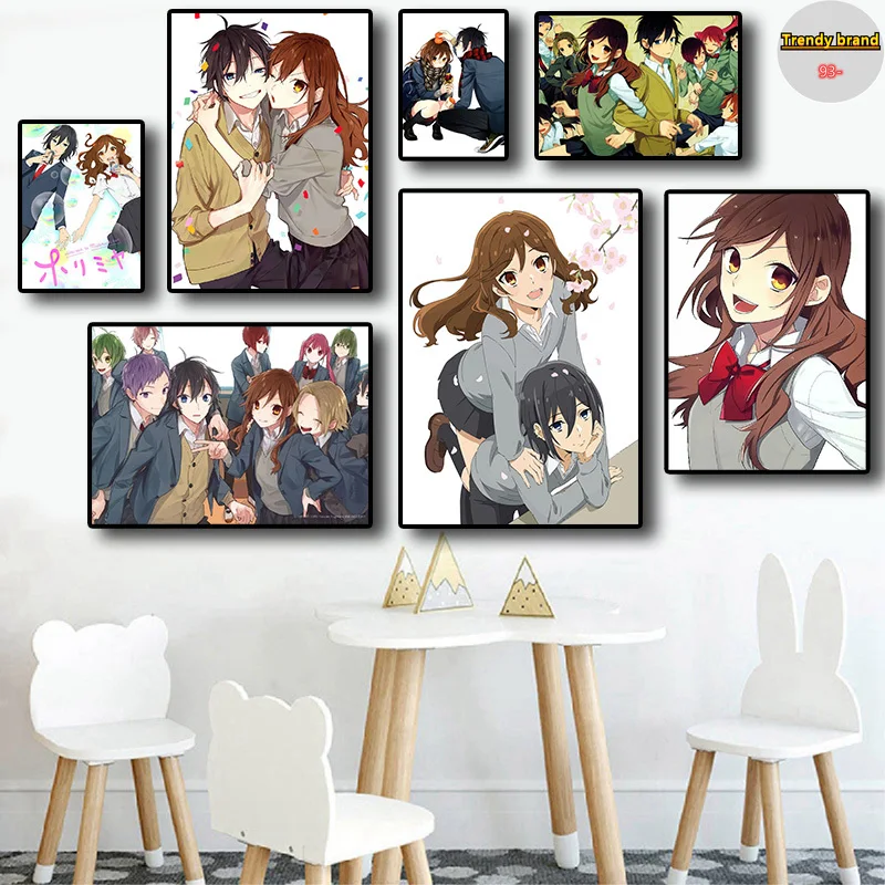 Horimiya Japanese Cartoon Anime Canvas Painting Art Nordic Posters and Prints Wall Pictures for Living Room Decoration Frameless
Horimiya Japanese Cartoon Anime Canvas Painting Art Nordic Posters and Prints Wall Pictures for Living Room Decoration Frameless