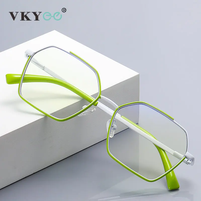 VICKY Unique Design Geometry Anti-Blue Light Blocking Reading Glasses Women Computer Alloy Lightweight Eyeglasses PFD3037
VICKY Unique Design Geometry Anti-Blue Light Blocking Reading Glasses Women Computer Alloy Lightweight Eyeglasses PFD3037