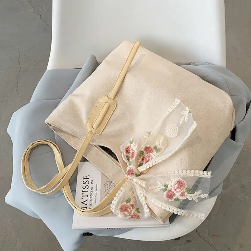 Роскошные холщовые сумки на плечо MBTI для женщин, коллекция 2022 года, модная вместительная сумка-тоут для женщин, с верхними ручками и кармана...
Роскошные холщовые сумки на плечо MBTI для женщин, коллекция 2022 года, модная вместительная сумка-тоут для женщин, с верхними ручками и кармана...