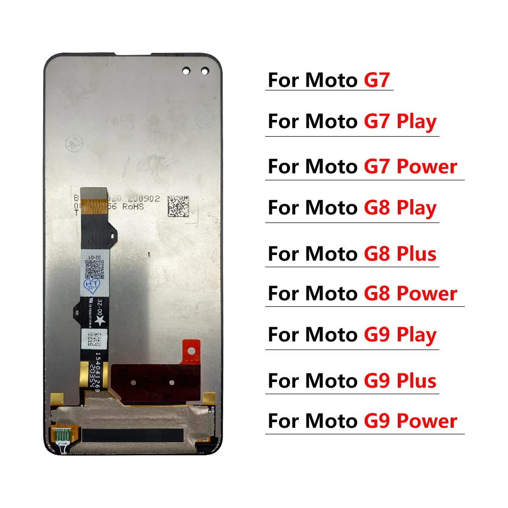 ЖК-дисплей и технические детали для Moto G10 G30 G100 G7 G8 Power Play G9 Plus, ЖК-дисплей с сенсорным экраном
ЖК-дисплей и технические детали для Moto G10 G30 G100 G7 G8 Power Play G9 Plus, ЖК-дисплей с сенсорным экраном