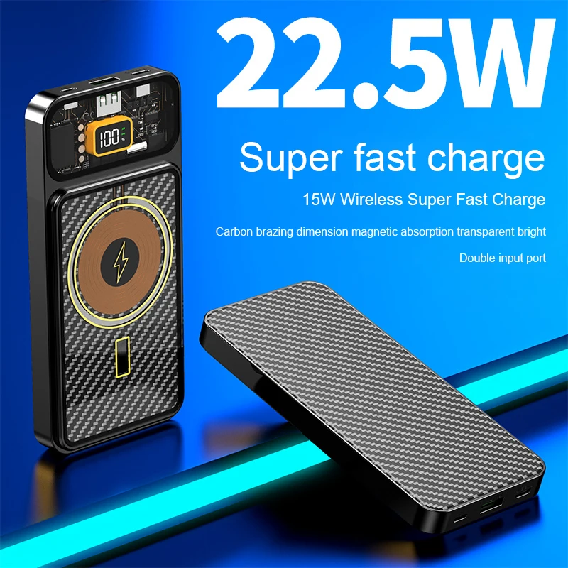 Fast Charging Power Bank 22.5w Portable Mobile Battery Wireless Charge Power Bank For iPhone 11 12 13 14 Pro Max
Fast Charging Power Bank 22.5w Portable Mobile Battery Wireless Charge Power Bank For iPhone 11 12 13 14 Pro Max