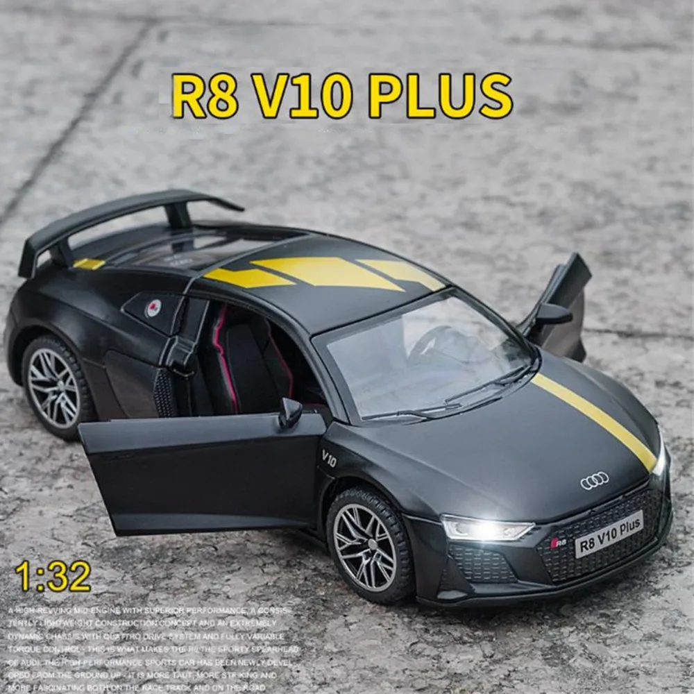 1:32 R8 V10 PLUS Man Alloy Diecast & Toy Vehicles Racing Car Model Sound Light Metal Toy Car Model Collection Childrens Toy Gift
1:32 R8 V10 PLUS Man Alloy Diecast & Toy Vehicles Racing Car Model Sound Light Metal Toy Car Model Collection Childrens Toy Gift