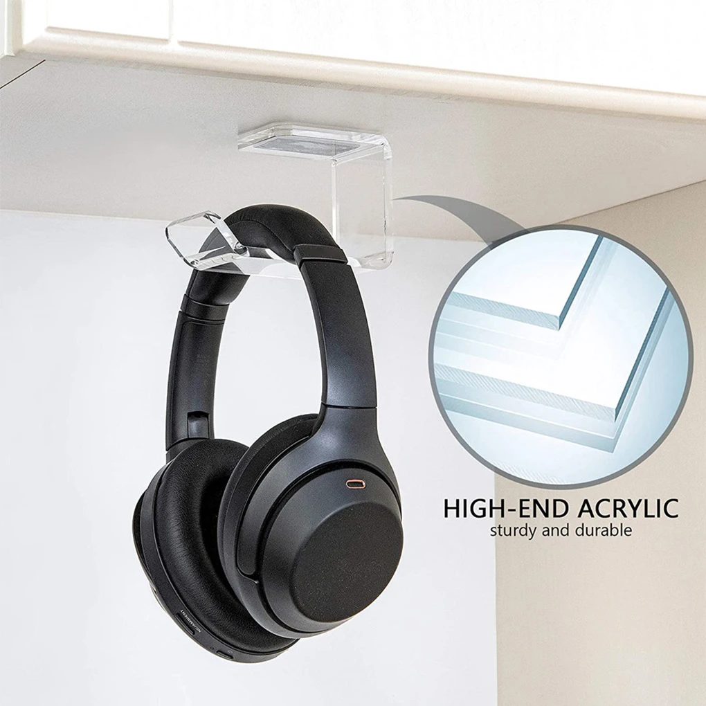 NEW Headphone Hanger Bracket 15kg Acrylic Headset Stand Under Desk Earphone Storage Holder Rack Hot Sale
NEW Headphone Hanger Bracket 15kg Acrylic Headset Stand Under Desk Earphone Storage Holder Rack Hot Sale