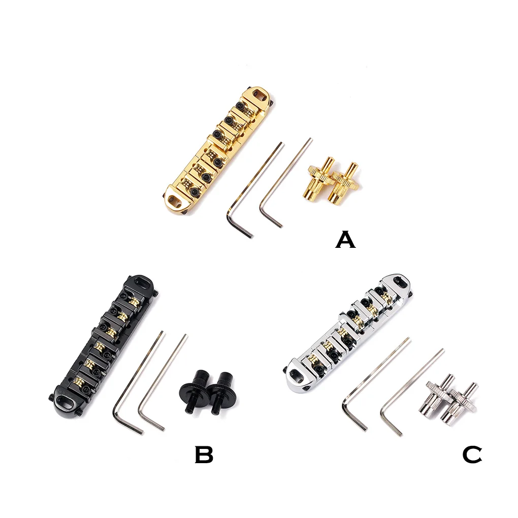 Electric Guitar Rollers Bridge Adjustable Musical Instrument Replaceable Saddle Parts Wrench Kit Accessories for Gold
Electric Guitar Rollers Bridge Adjustable Musical Instrument Replaceable Saddle Parts Wrench Kit Accessories for Gold