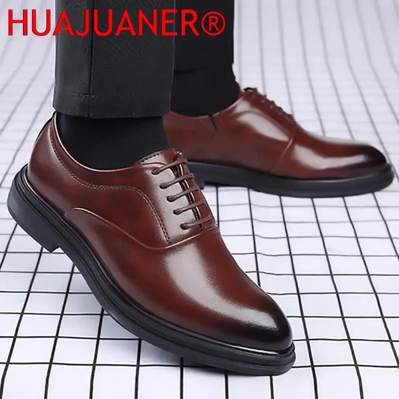 Men Formal Shoes Solid Color Pointed Toe Business Casual Shoes Laceup Business Lowtop Breathable Nonslip New Men Oxford Shoes
Men Formal Shoes Solid Color Pointed Toe Business Casual Shoes Laceup Business Lowtop Breathable Nonslip New Men Oxford Shoes