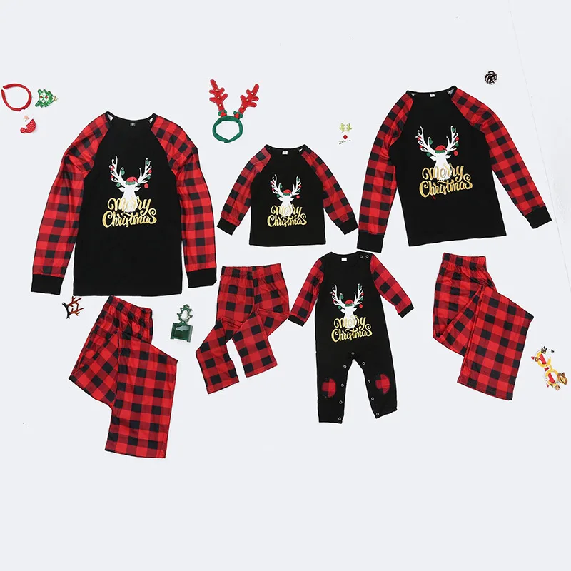 Family Christmas Father Mother Kids Clothes Top+Pants Family Matching Outfit Lattice Xmas Sleepwear Pj's Set Baby Romper
Family Christmas Father Mother Kids Clothes Top+Pants Family Matching Outfit Lattice Xmas Sleepwear Pj's Set Baby Romper