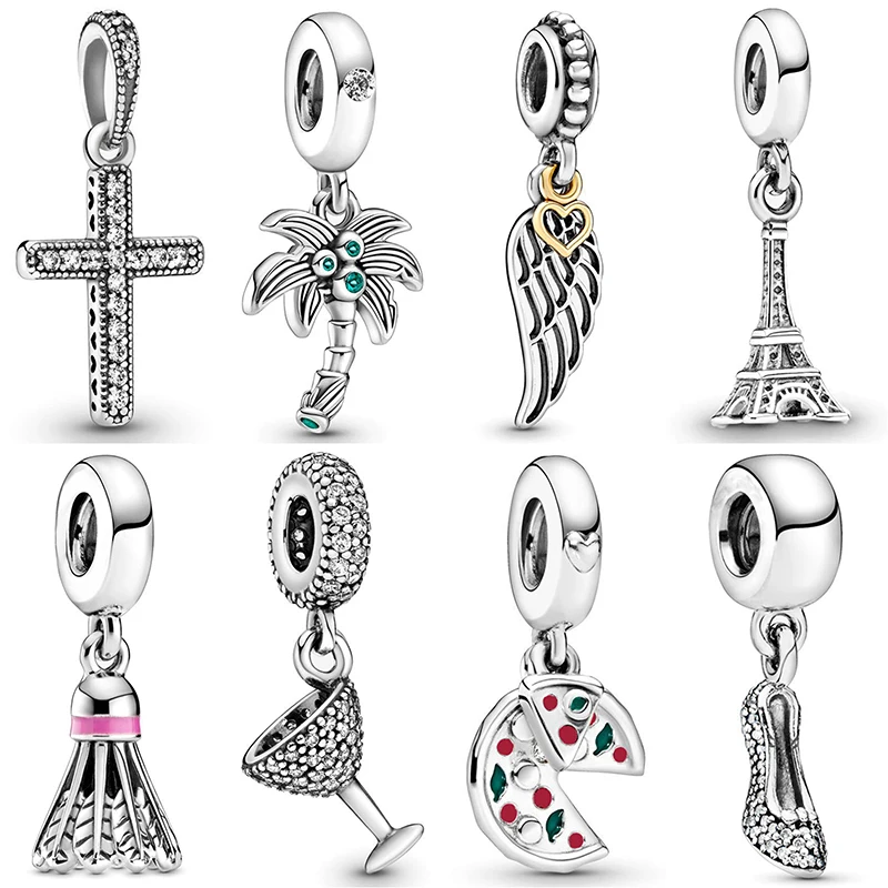 Beads For Bracelets Charms Pandola Accessories Pendants Necklace Women Jewelry Making Tower Wing Feather Cross Tree Glass
Beads For Bracelets Charms Pandola Accessories Pendants Necklace Women Jewelry Making Tower Wing Feather Cross Tree Glass