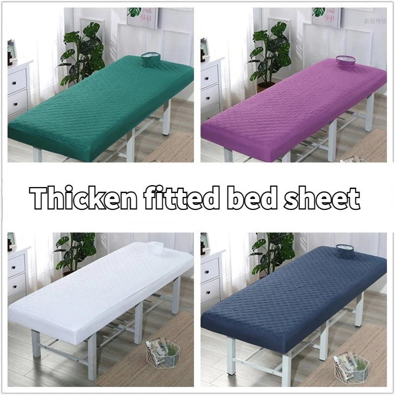 Thicken Beauty Salon Massage Table Fitted Bed Sheet Skin-Friendly Massage SPA Treatment Bed Cover Bedspread with Breath Hole
Thicken Beauty Salon Massage Table Fitted Bed Sheet Skin-Friendly Massage SPA Treatment Bed Cover Bedspread with Breath Hole