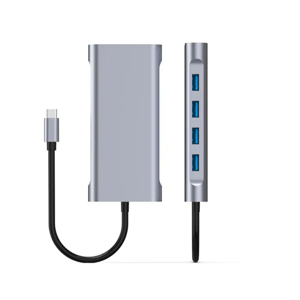 Type C Hub 11 IN 1 Multi Splitter Adapter With Network Card VGA PD USB3.0 Hub For Macbook Pro 13 15 Air PC Computer Accessories
Type C Hub 11 IN 1 Multi Splitter Adapter With Network Card VGA PD USB3.0 Hub For Macbook Pro 13 15 Air PC Computer Accessories