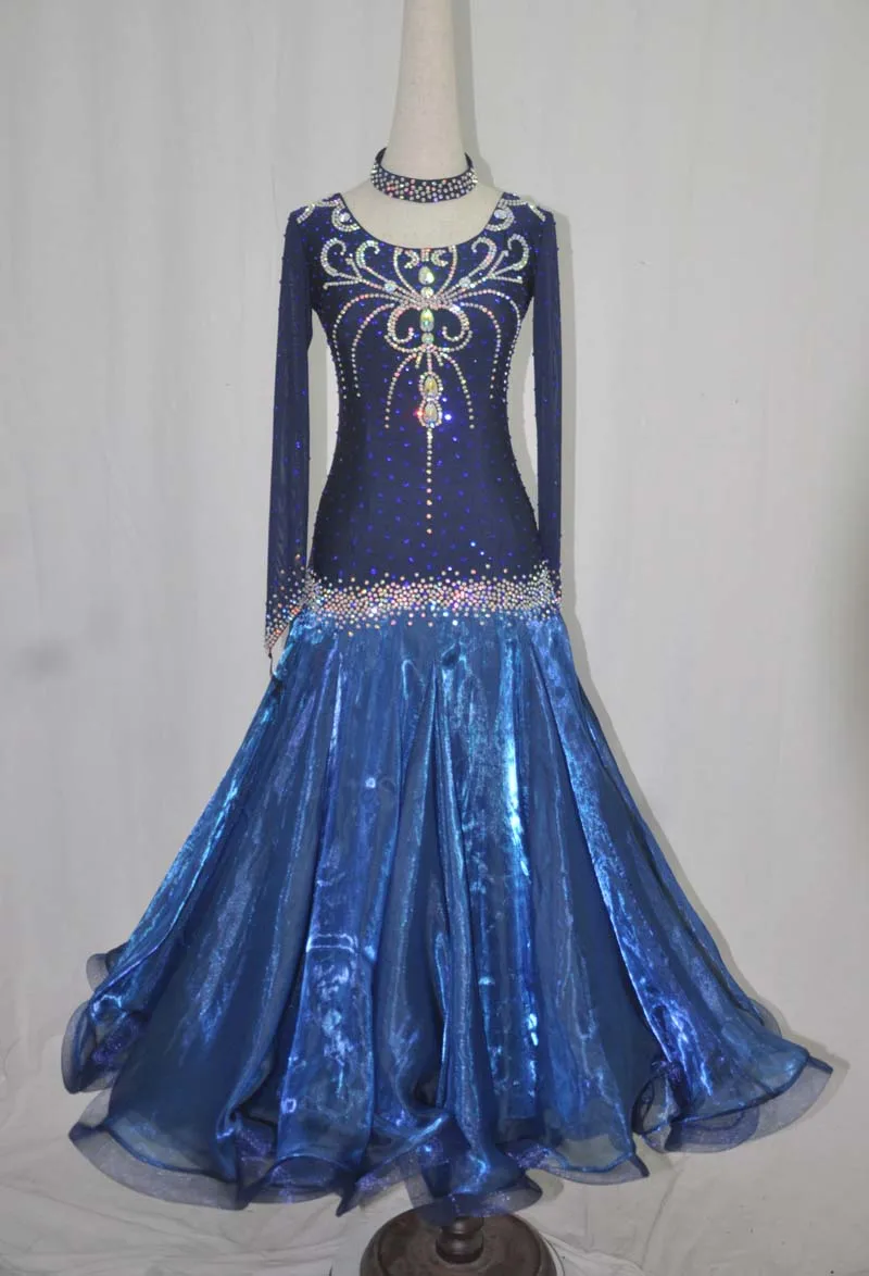 Ballroom Competition Dance Dresses Women 2023 New Design Standard Ballroom Dance Skirt Royal Blue Waltz Ballroom Dancing Dress
Ballroom Competition Dance Dresses Women 2023 New Design Standard Ballroom Dance Skirt Royal Blue Waltz Ballroom Dancing Dress