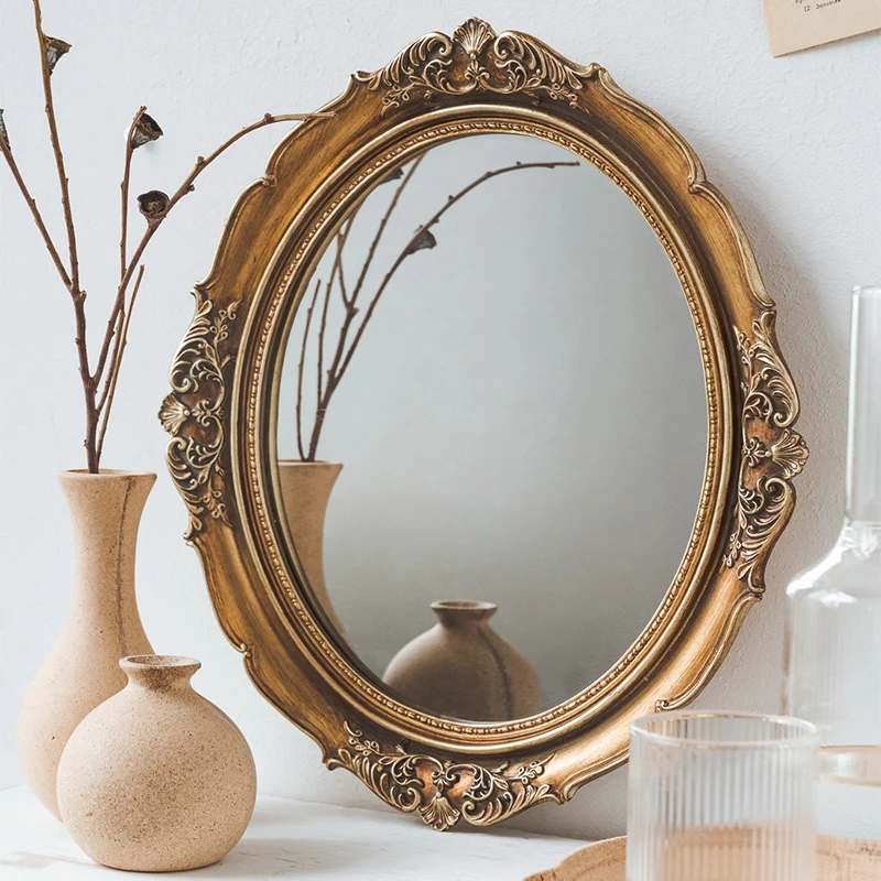 Dressing Aesthetic Mirrors Home Wall Bathroom Standing Vintage Mirror Desk Small Espejo Cuerpo Entero Wall Decoration Items
Dressing Aesthetic Mirrors Home Wall Bathroom Standing Vintage Mirror Desk Small Espejo Cuerpo Entero Wall Decoration Items