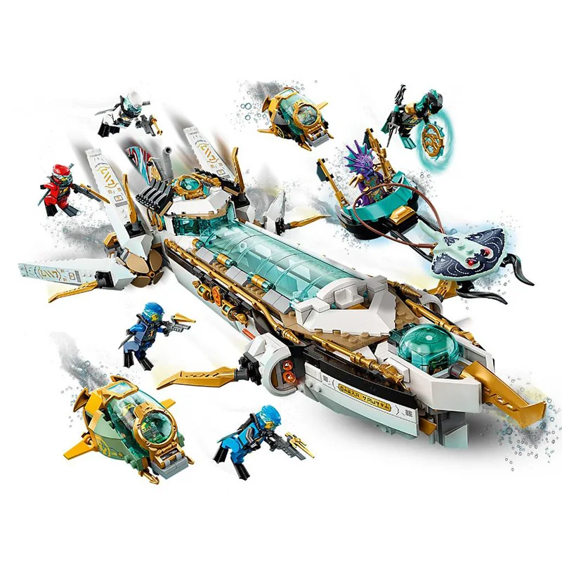 1218PCS Hydro Bounty Ninja Series with Figures Building Blocks Toys Gift for Children Kids Boys Compatible Bricks Set 71756
1218PCS Hydro Bounty Ninja Series with Figures Building Blocks Toys Gift for Children Kids Boys Compatible Bricks Set 71756