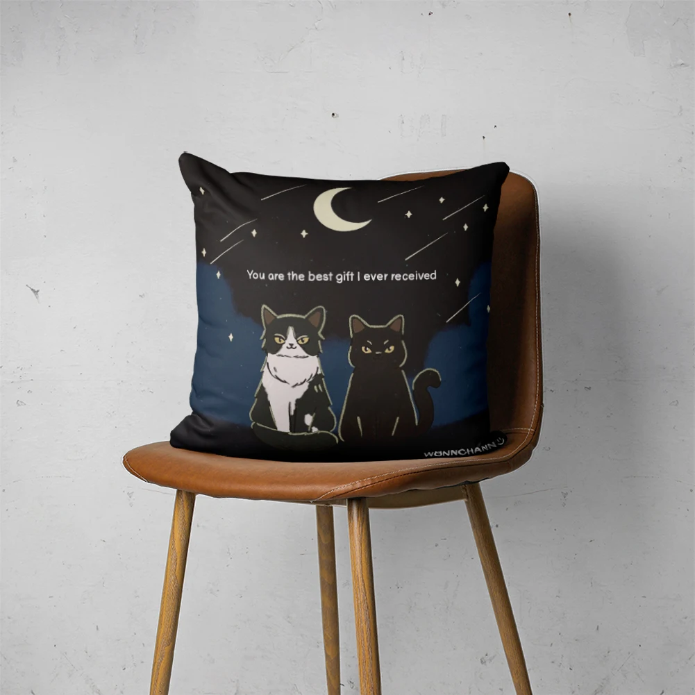 CUTE CAT PILLOW 094 Customizable Bedroom Bed Sofa Hotel Car Lumbar Pillow Fashion Decorative Cover
CUTE CAT PILLOW 094 Customizable Bedroom Bed Sofa Hotel Car Lumbar Pillow Fashion Decorative Cover