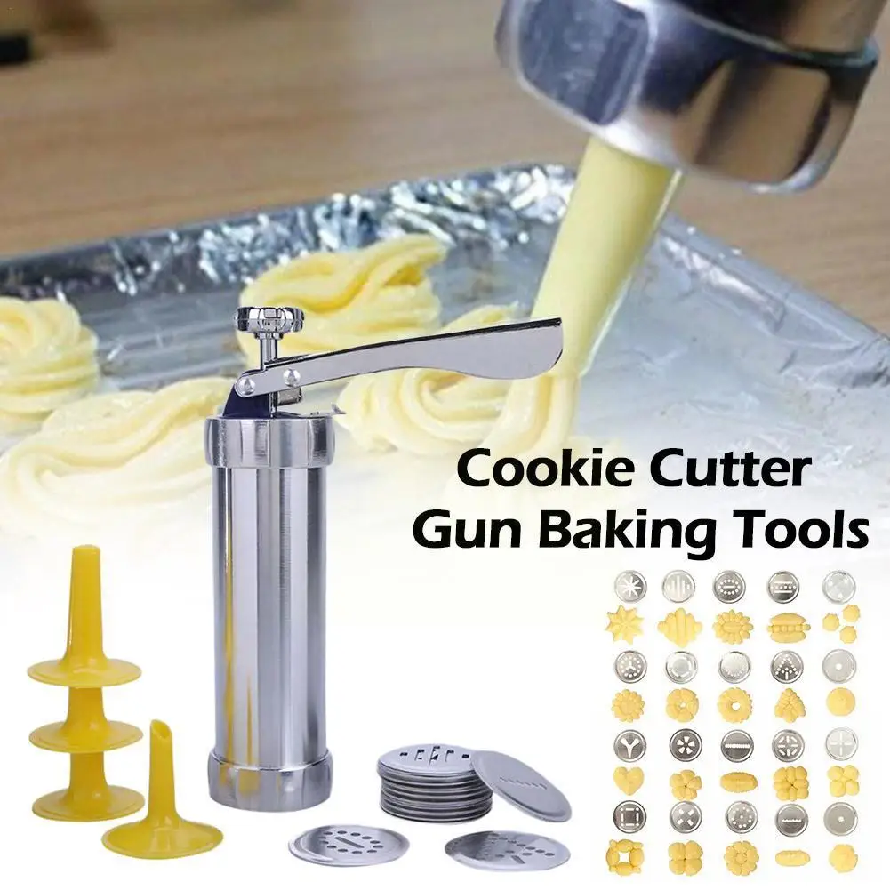 Cookie Press Machine Sugar Craft Fondant Biscuit Maker Gun Cake Extruder Clay Decorating Tools R9Z5
Cookie Press Machine Sugar Craft Fondant Biscuit Maker Gun Cake Extruder Clay Decorating Tools R9Z5