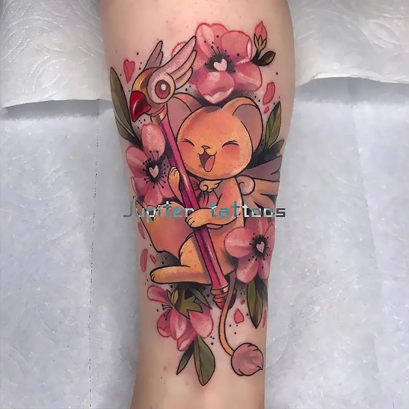 2022 New Anime Card Captor Cute CERBERUS Color Art Waterproof Tattoo Sticker for Woman Cartoon Arm Thigh Body Temporary Tattoo
2022 New Anime Card Captor Cute CERBERUS Color Art Waterproof Tattoo Sticker for Woman Cartoon Arm Thigh Body Temporary Tattoo