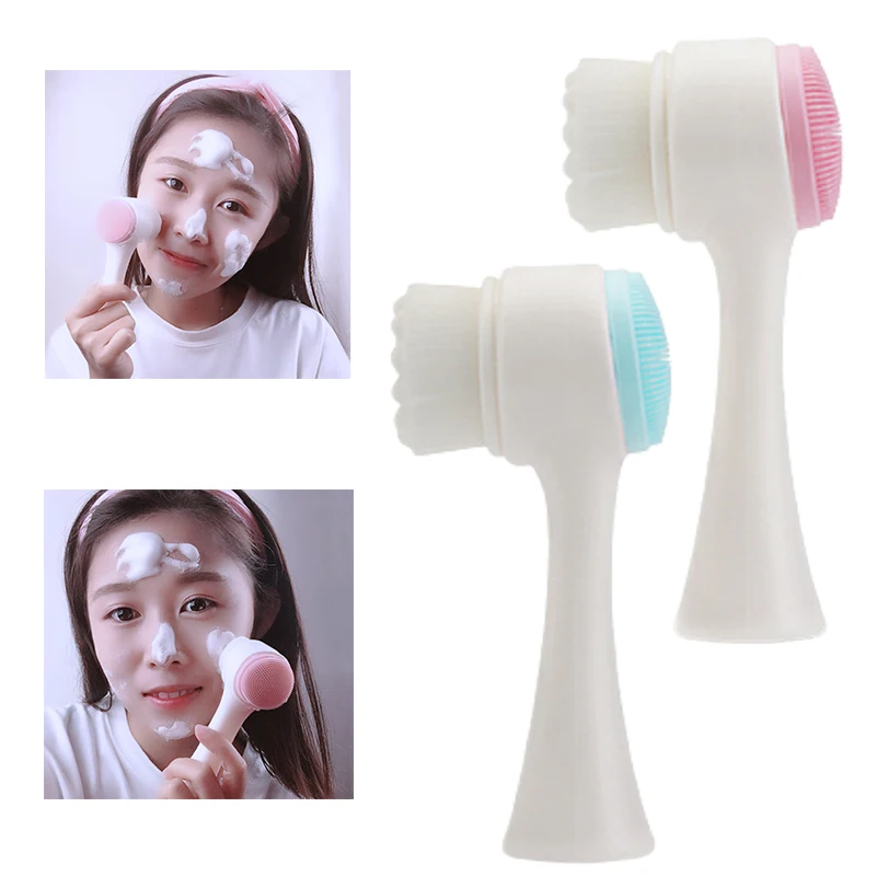 1pcs Facial Cleansing Brush Double-Sided Silicone Soft Fiber Deep Cleaning Exfoliating Blackhead Removal Face Skin Care Tools
1pcs Facial Cleansing Brush Double-Sided Silicone Soft Fiber Deep Cleaning Exfoliating Blackhead Removal Face Skin Care Tools