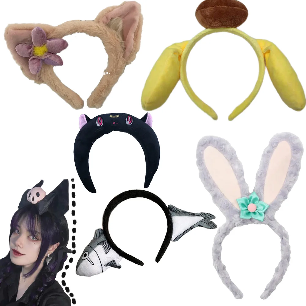 Anime Kawaii Sanrioed My Melody Cinnamoroll Kuromi Onpompurin Shark Flower Plush Plushie Rope Headband Headgear Party Gifts
Anime Kawaii Sanrioed My Melody Cinnamoroll Kuromi Onpompurin Shark Flower Plush Plushie Rope Headband Headgear Party Gifts