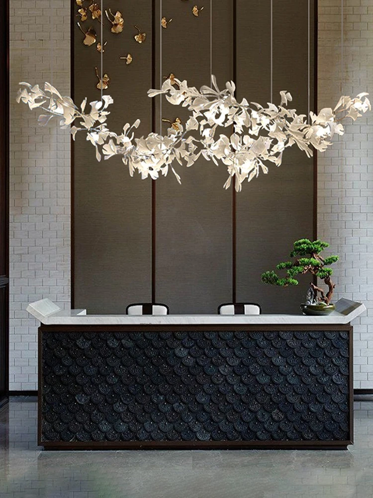Ginkgo Leaf Living Room Chandelier Modern Minimalist Duplex Building Villa Hotel Designer Artistic Creative Stair Decorative
Ginkgo Leaf Living Room Chandelier Modern Minimalist Duplex Building Villa Hotel Designer Artistic Creative Stair Decorative