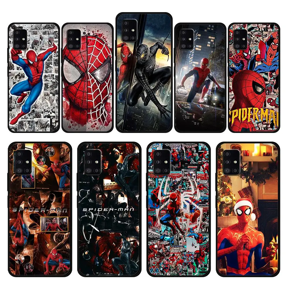 Amazing Spidermans Marvel Cover Case for Samsung Galaxy A53 A73 A12 A52 A51 A32 A21s A50 A71 A72 A31 4G 5G Trend Funda Black Bag
Amazing Spidermans Marvel Cover Case for Samsung Galaxy A53 A73 A12 A52 A51 A32 A21s A50 A71 A72 A31 4G 5G Trend Funda Black Bag
