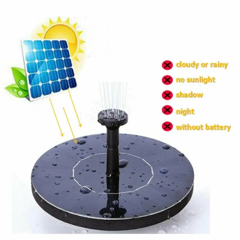 Solar Fountain Pump, with 6 nozzles Solar Bird Bath Fountain, Water Pump Floating Fountains Suitable for Ponds
Solar Fountain Pump, with 6 nozzles Solar Bird Bath Fountain, Water Pump Floating Fountains Suitable for Ponds