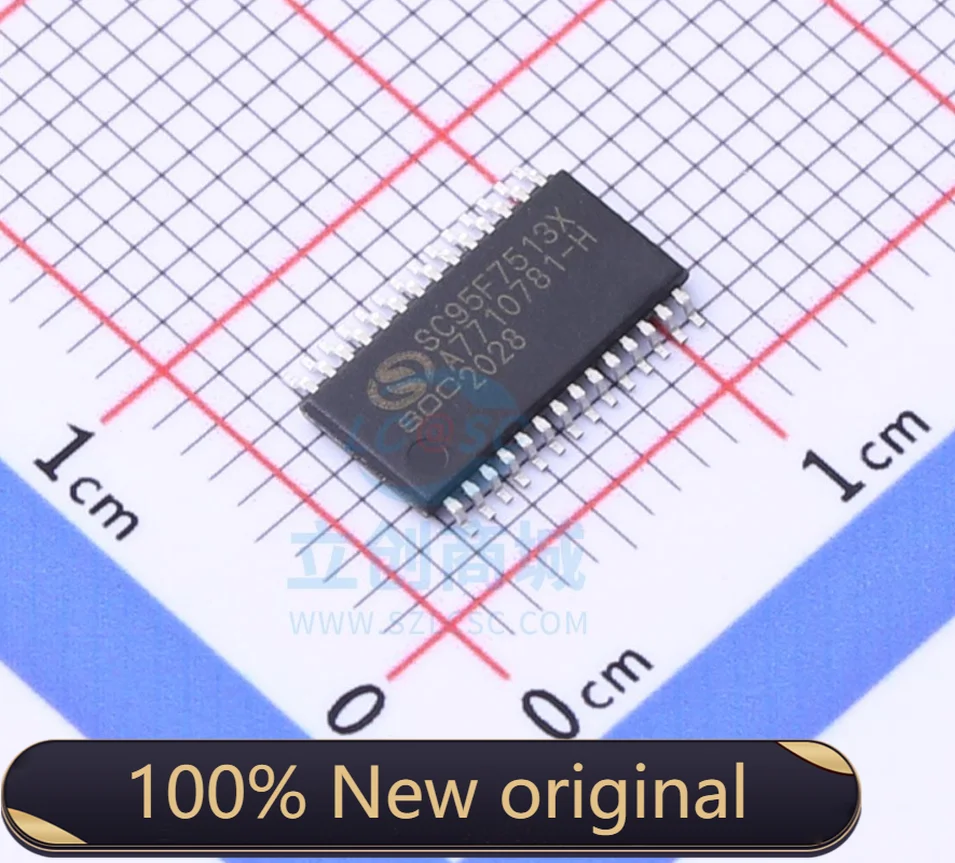 100% New Original SC95F7513X28U Package TSSOP-28 New Original Genuine Microcontroller (MCU/MPU/SOC) IC Chip
100% New Original SC95F7513X28U Package TSSOP-28 New Original Genuine Microcontroller (MCU/MPU/SOC) IC Chip