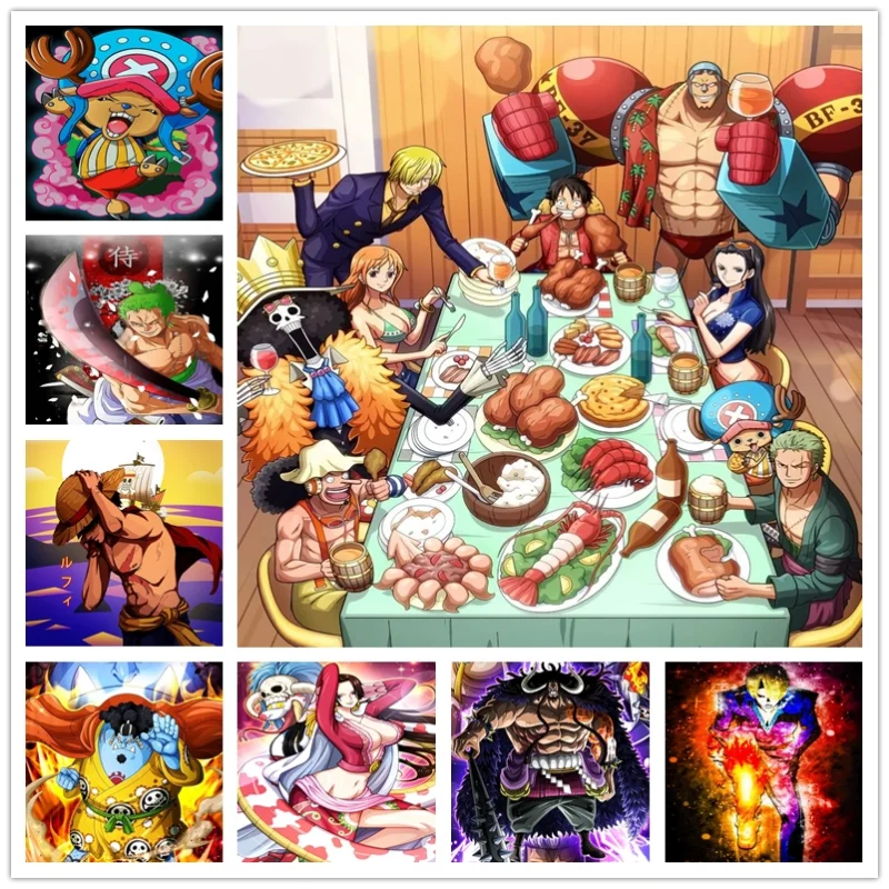 Набор для рисования по номерам Луффи, аниме «сделай сам», One Piece, для взрослых, Настенный декор, 40x50 см, без рамки
Набор для рисования по номерам Луффи, аниме «сделай сам», One Piece, для взрослых, Настенный декор, 40x50 см, без рамки
