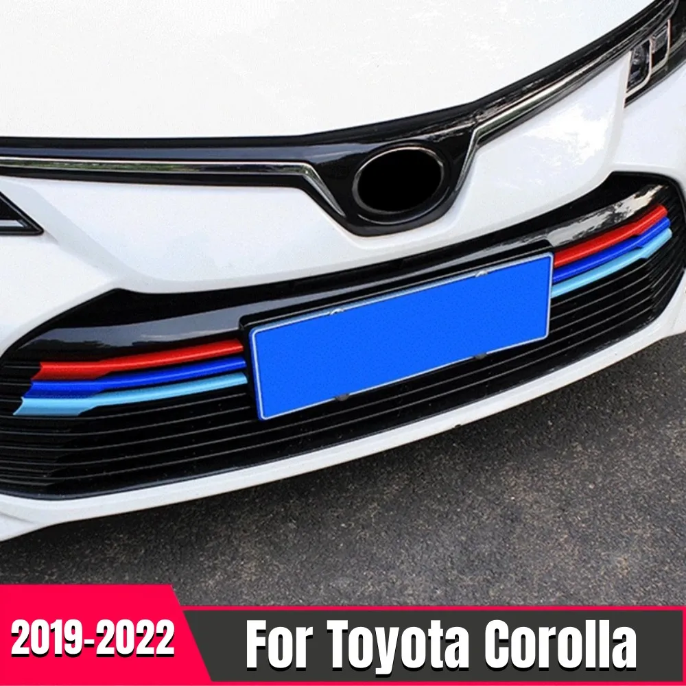 Front Head Grille Fence Decoration strip Cover Trim Tricolor Car styling For Toyota Corolla/Altis Sedan Hybrid E210 2021-2020
Front Head Grille Fence Decoration strip Cover Trim Tricolor Car styling For Toyota Corolla/Altis Sedan Hybrid E210 2021-2020