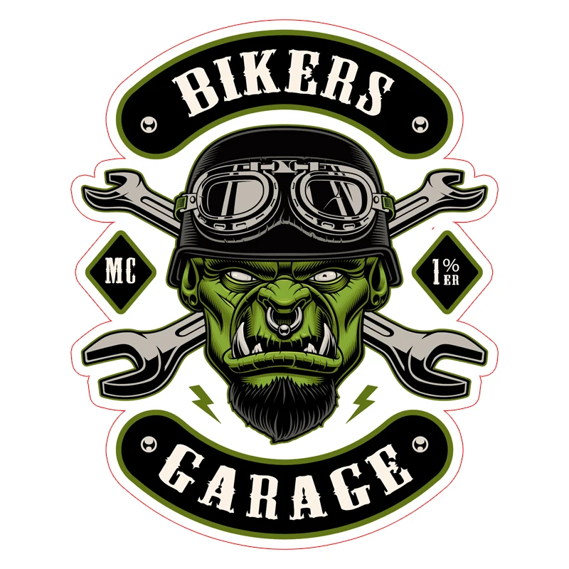 M341# Car Sticker Biker Garage Mc 1% Ghost Animal Retro Green Devil Accessories Pegatinas Para Coche DIY Car Styling
M341# Car Sticker Biker Garage Mc 1% Ghost Animal Retro Green Devil Accessories Pegatinas Para Coche DIY Car Styling